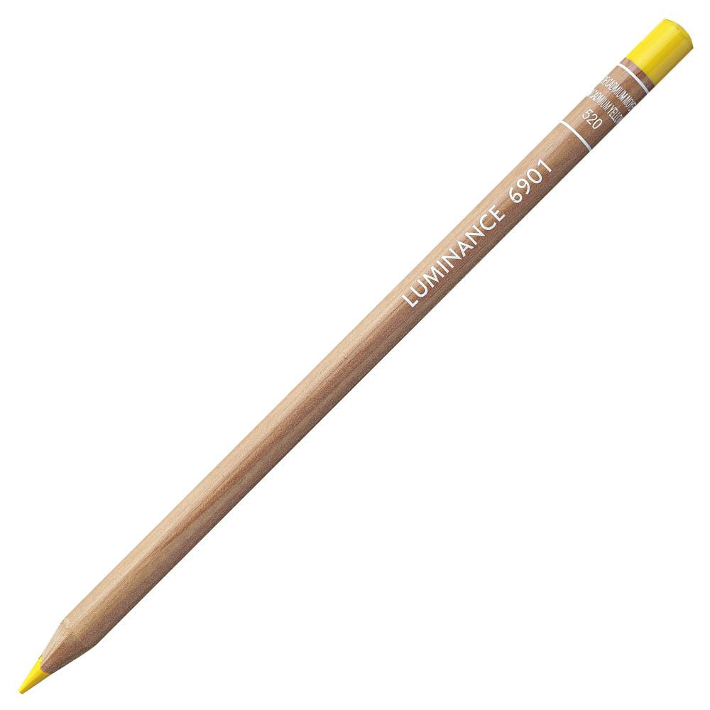 Lápis de Cor Caran d'Ache Luminance 520 Med Cadmium Yellow
